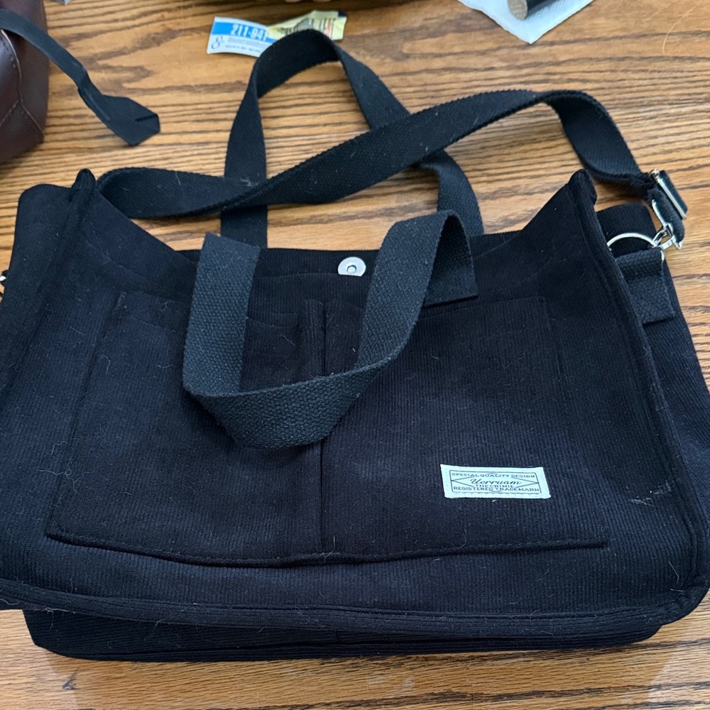 Black Canvas Bag